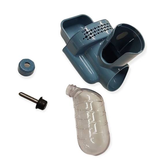 Gourde et gamelle pour rongeurs avec cachette - Image 2