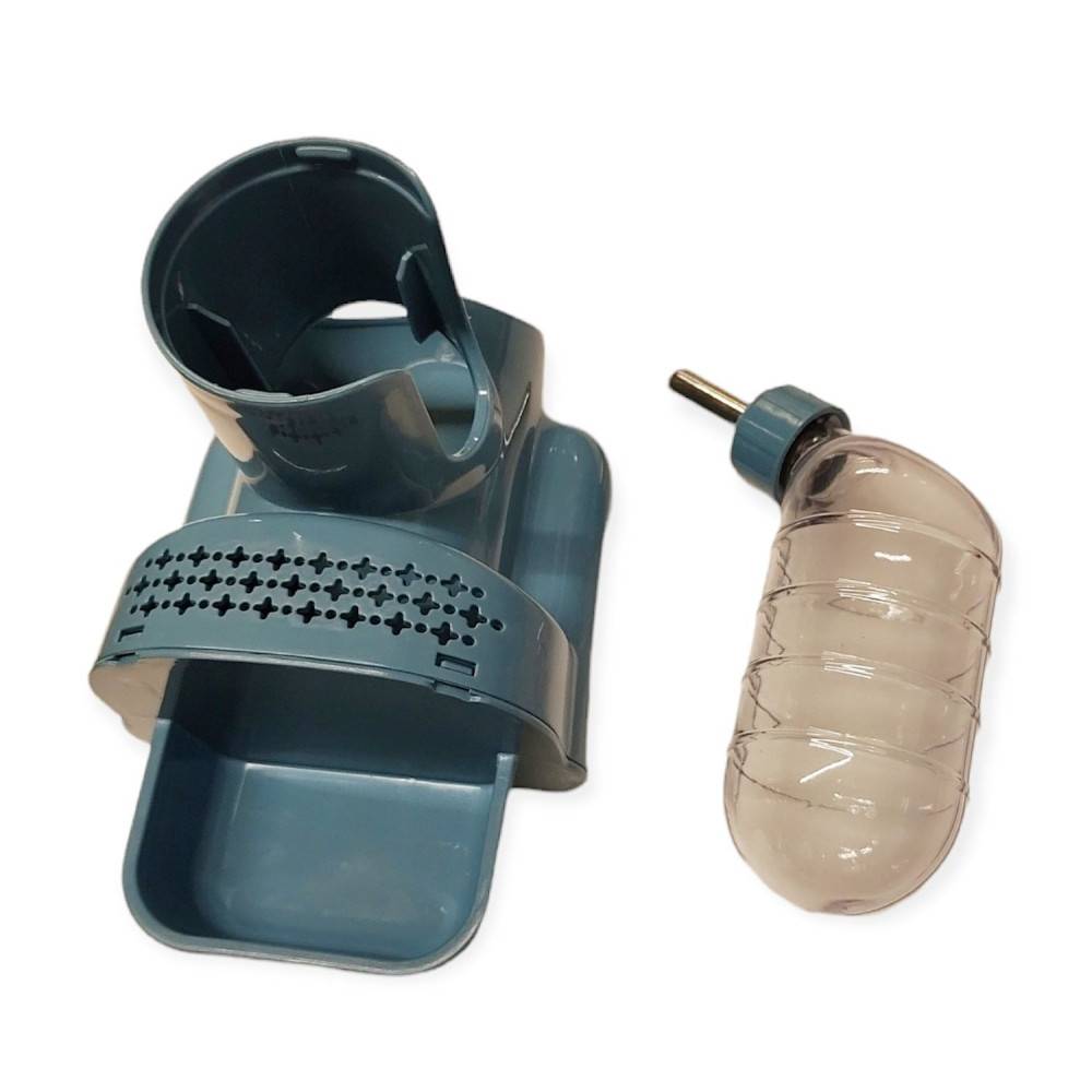 Gourde et gamelle pour rongeurs avec cachette - Imagen 5