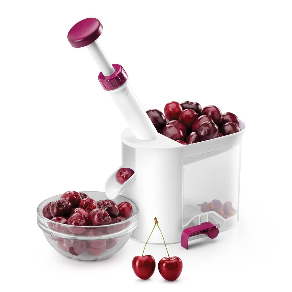 Dénoyauteur Cherry à cerises et à olives Blanc - Image 1