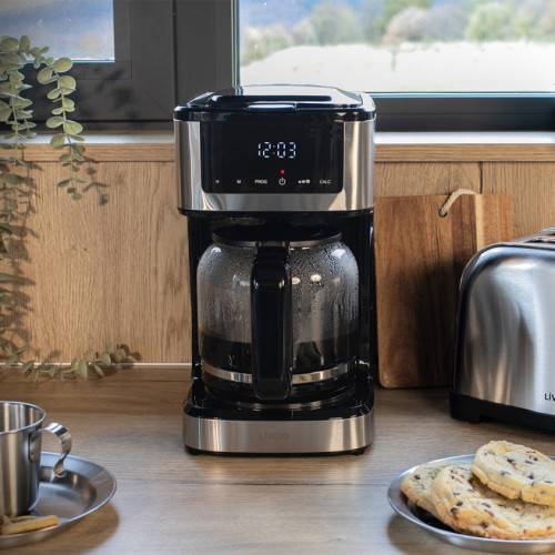 Livoo - Cafetière électrique inox programmable 12-15 tasses - Imagen 1