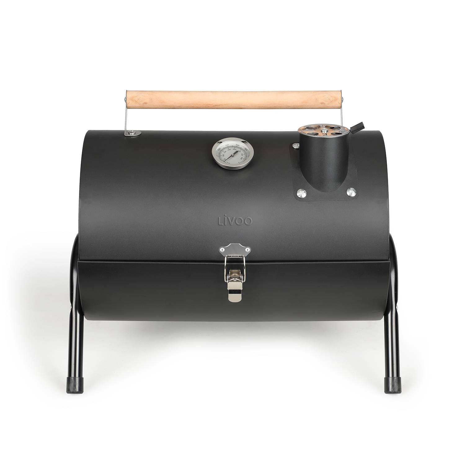 Livoo - Barbecue fumoir portable 33.5x22cm noir DOC269 Livoo - Imagen 1