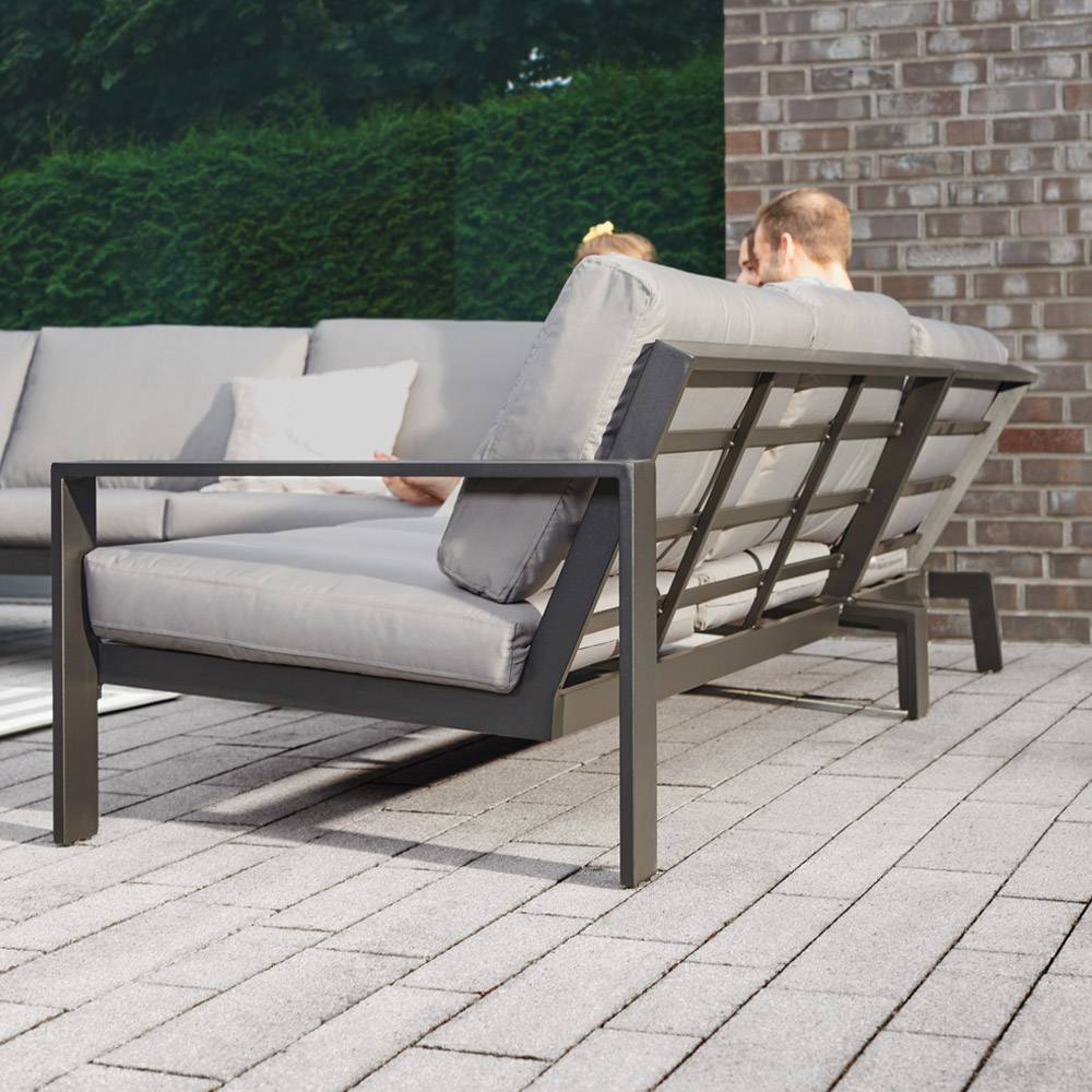 Salon de jardin aluminium HOME DELUXE RIO M - anthracite - Image 5