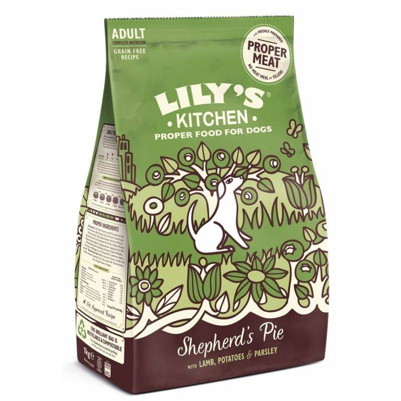 CROQUETTES CHIEN SANS CEREALES AGNEAU - LILY'S KITCHEN 1 kg