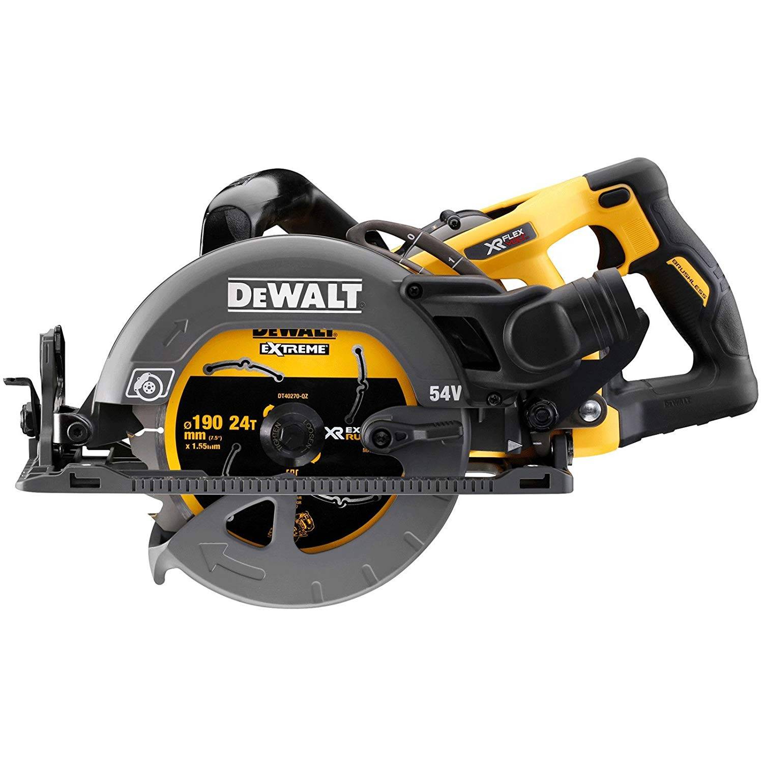 Dewalt - Scie circulaire construction XR 54V 2Ah DEWALT - DCS577T2 - Imagen 4