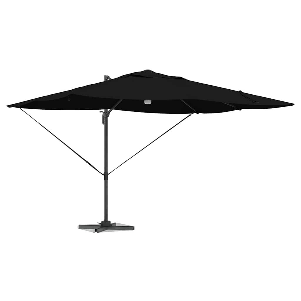 Maison Chic - Parasol de jardin | Parasol d'extérieur | Parasol Noir 351 x 250 x 253 cm Polyester et Aluminium Maison Chic - Image 3