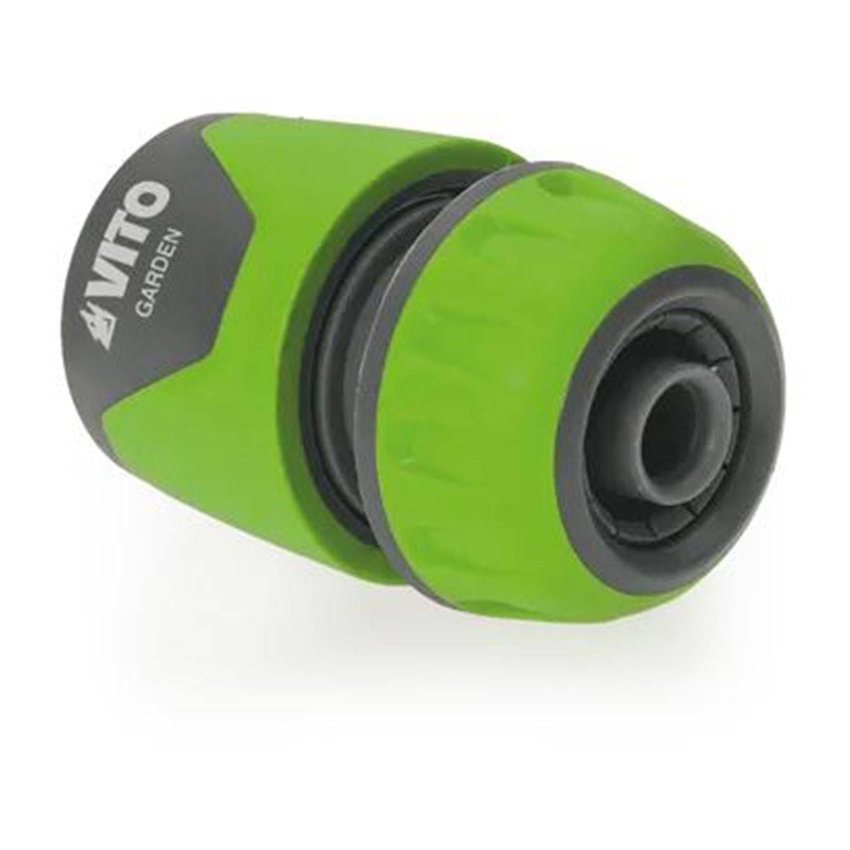 Raccord rapide tuyau arrosage Aquastop 19 mm 3/4" VITO avec arrêt automatique - Image 1