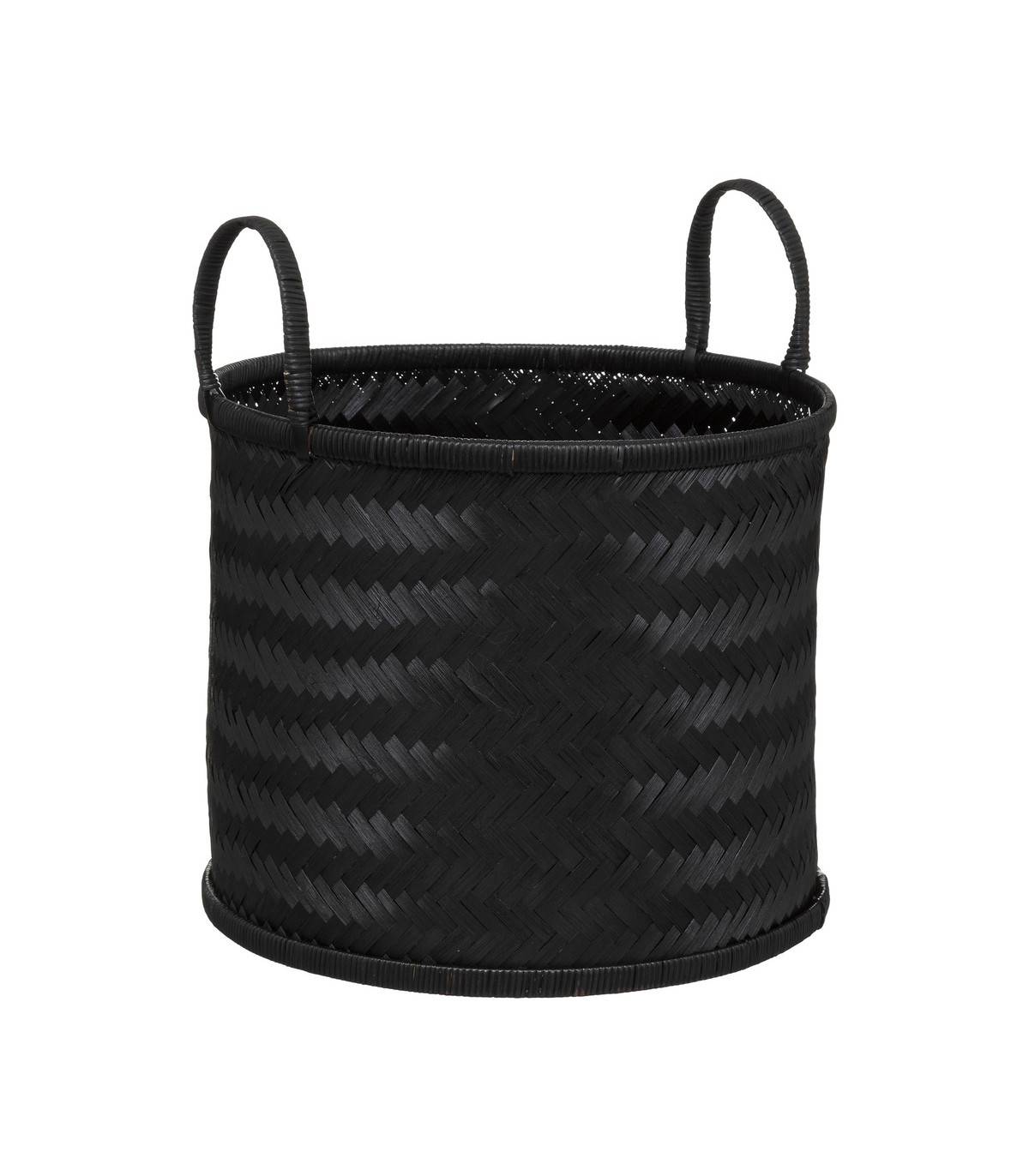 Set de 2 Paniers de rangement en Bambou Noir - Imagen 3