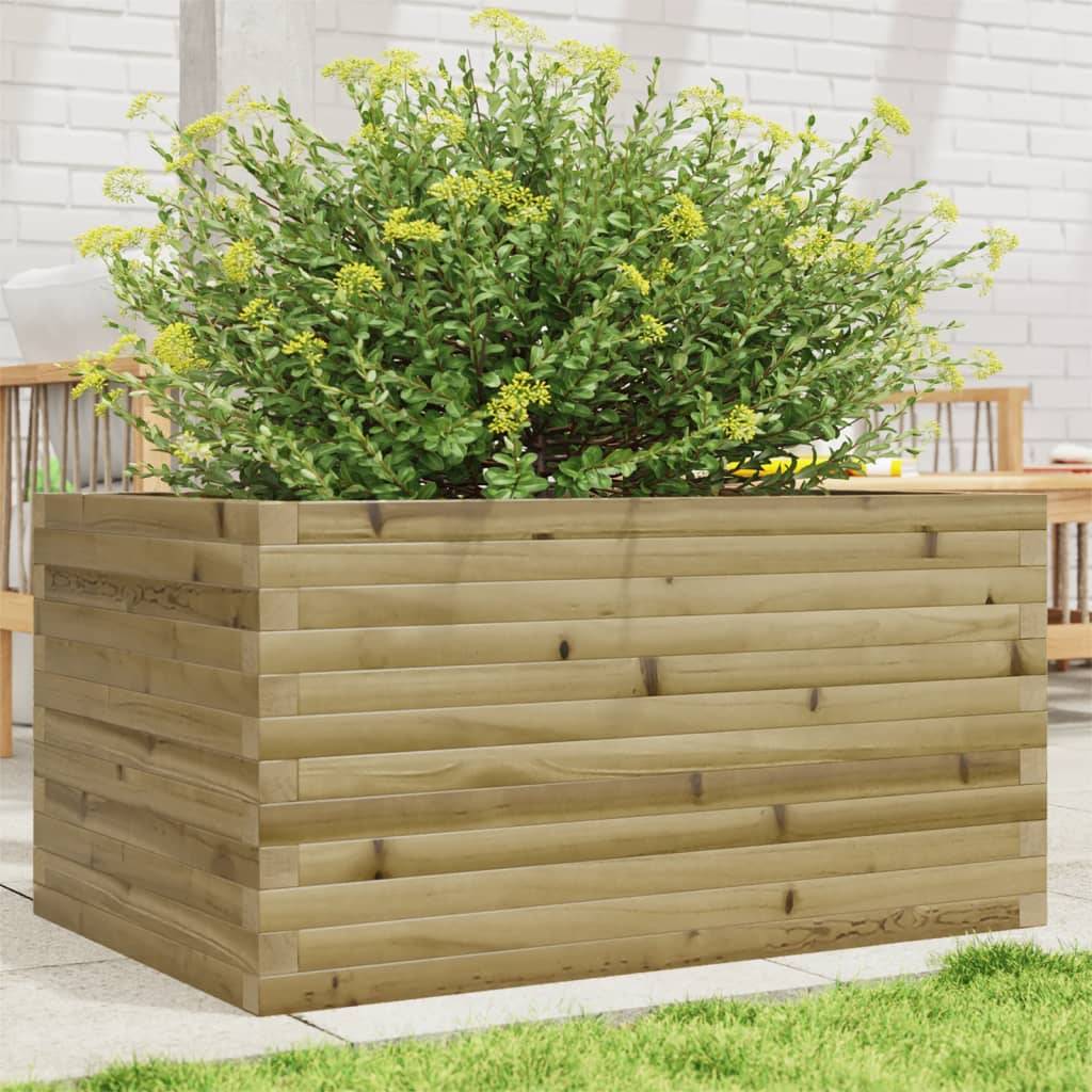 Maison Chic - Jardinière, Bac à fleurs, Pot de fleurs 90x60x46 cm bois de pin imprégné - Imagen 2