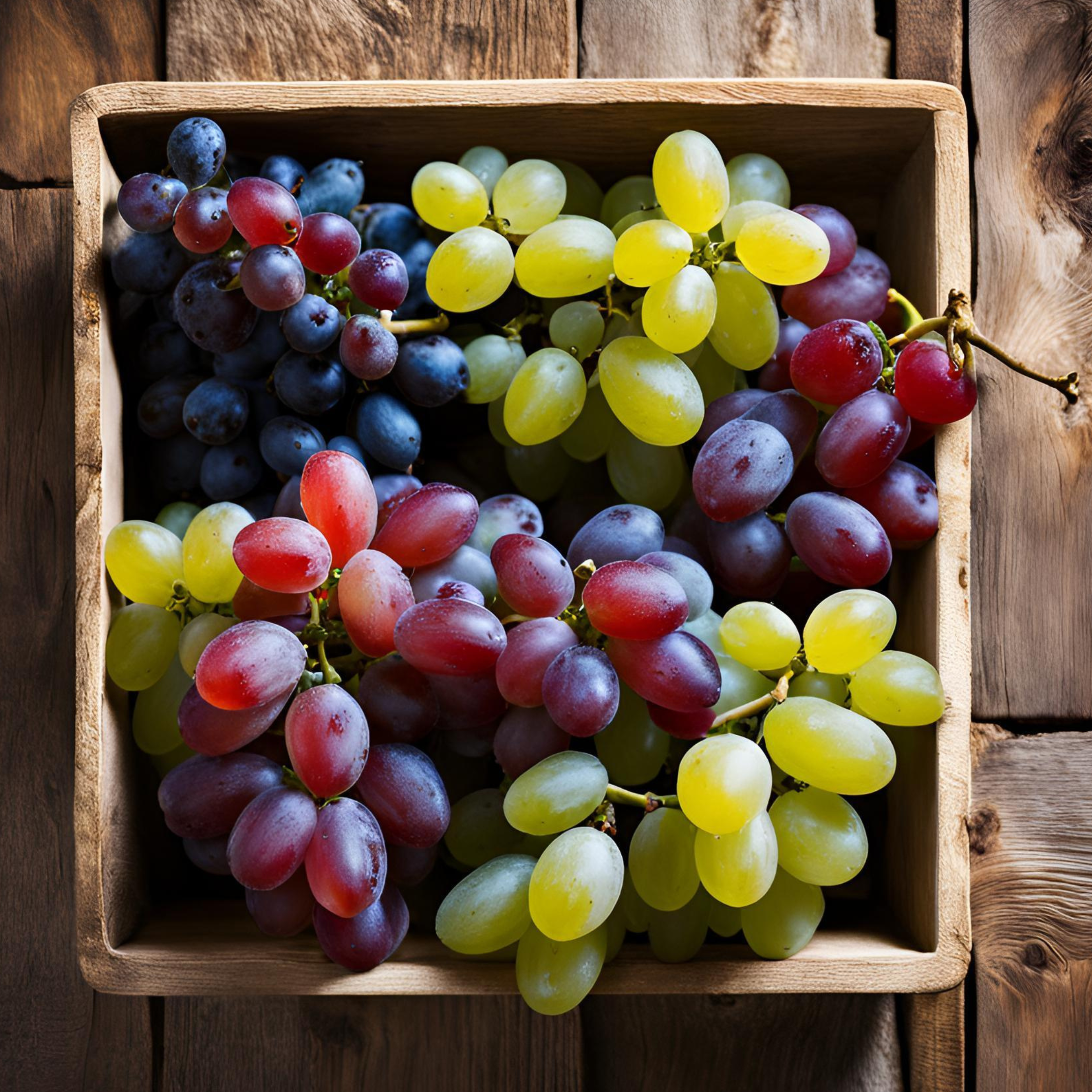 Vigne à raisin - Set de 6 - Vitis vinifera - Hauteur 25-40cm - ⌀9cm - Image 2