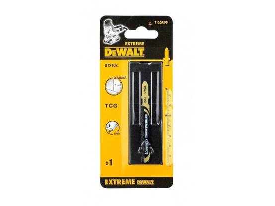 Lame de scie sauteuses DEWALT pour la coupe de carrelage, fibre de verre et du plastique - DT2102