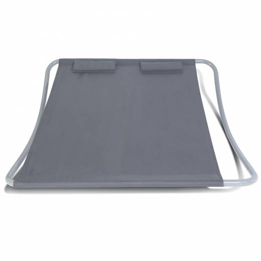 Lit bain de soleil 180 CM avec toile grise - Image 3