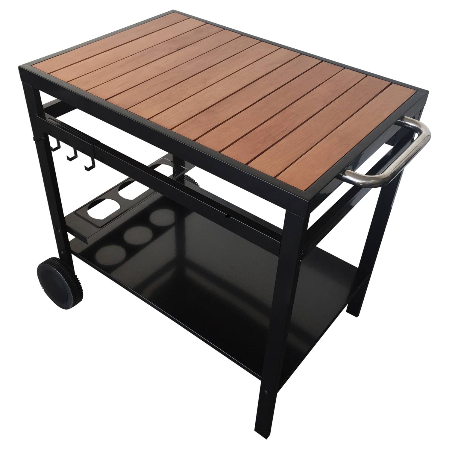 Happy Garden - Desserte AVEIRO noire pour plancha - HAPPY GARDEN - Image 8