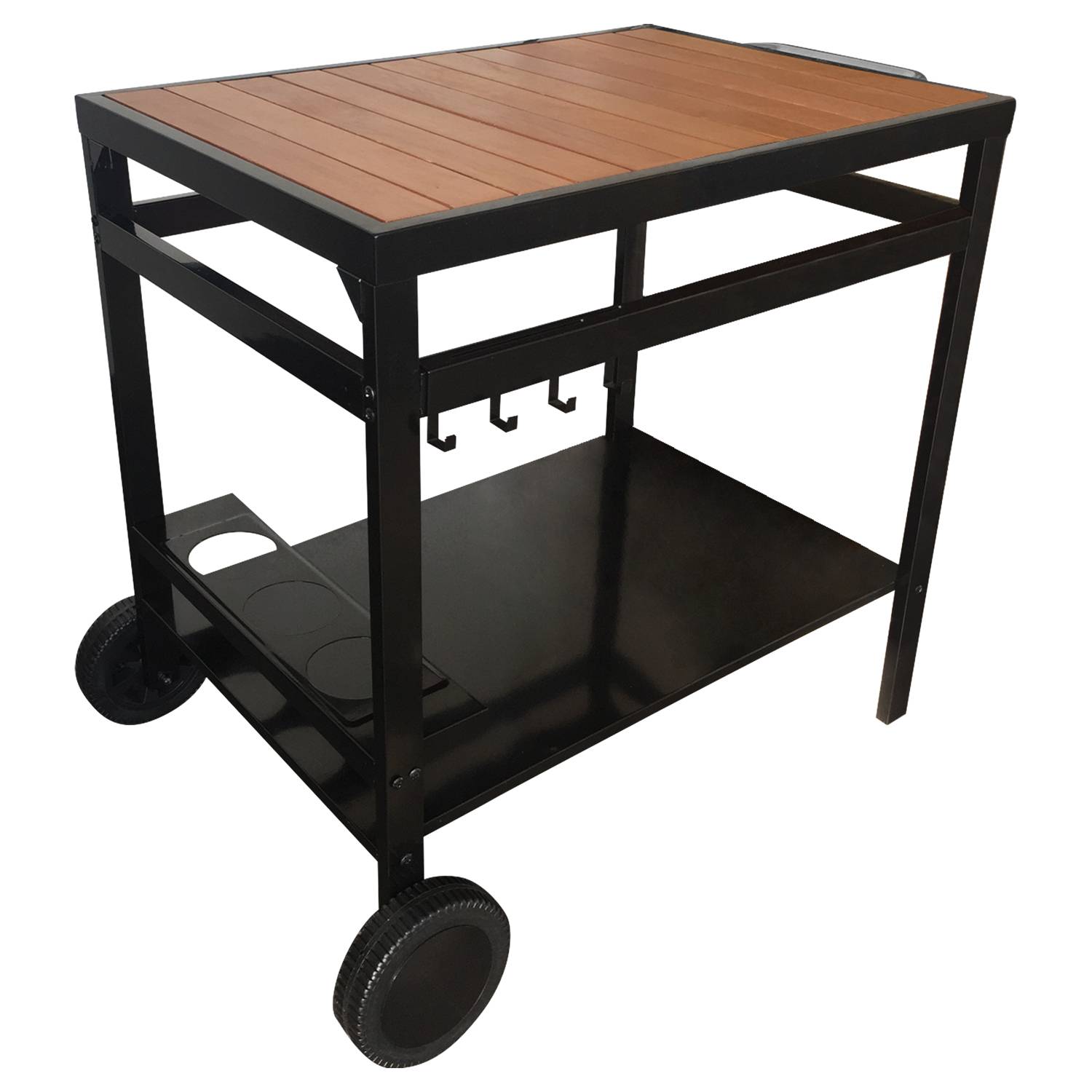 Happy Garden - Desserte AVEIRO noire pour plancha - HAPPY GARDEN - Image 1
