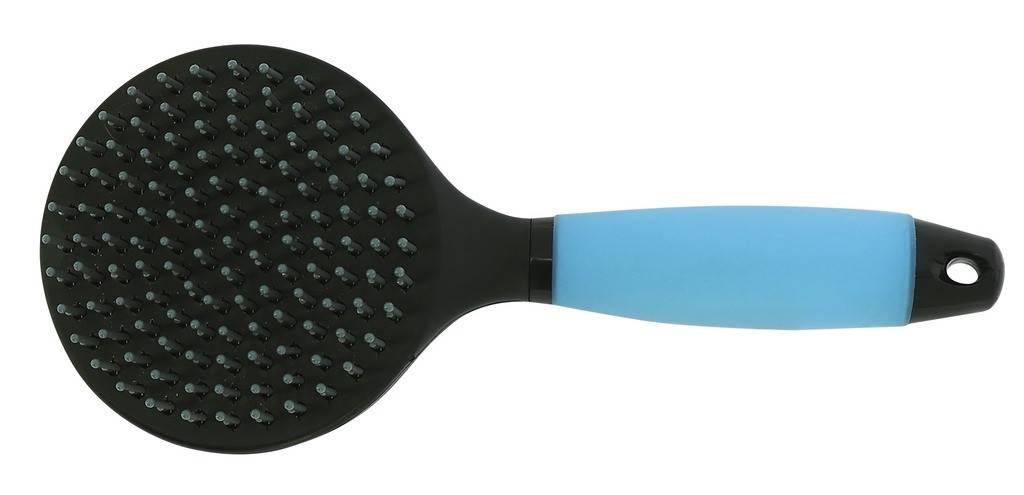 Brosse à crinière Hippotonic Gel - Soin des crins du cheval - Noir/Bleu - Imagen 1