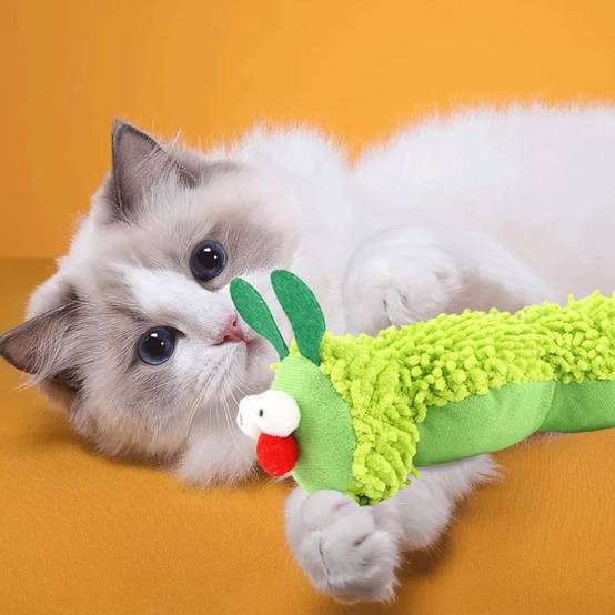 Jouet pour chat chenille - IntiMeg - Image 3