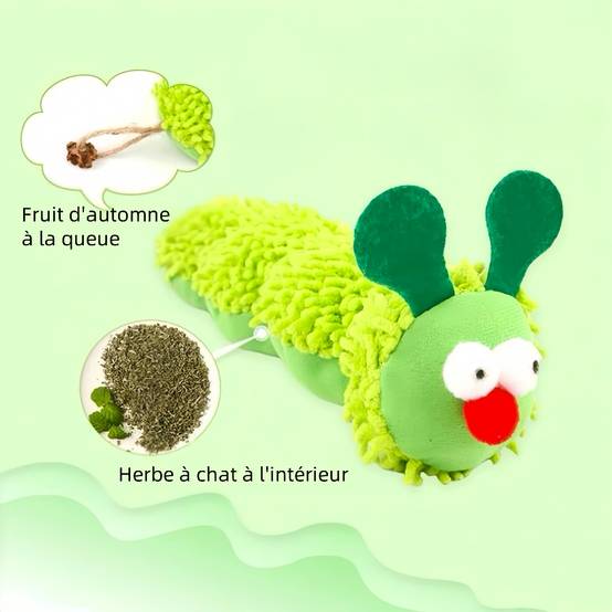 Jouet pour chat chenille - IntiMeg - Image 2