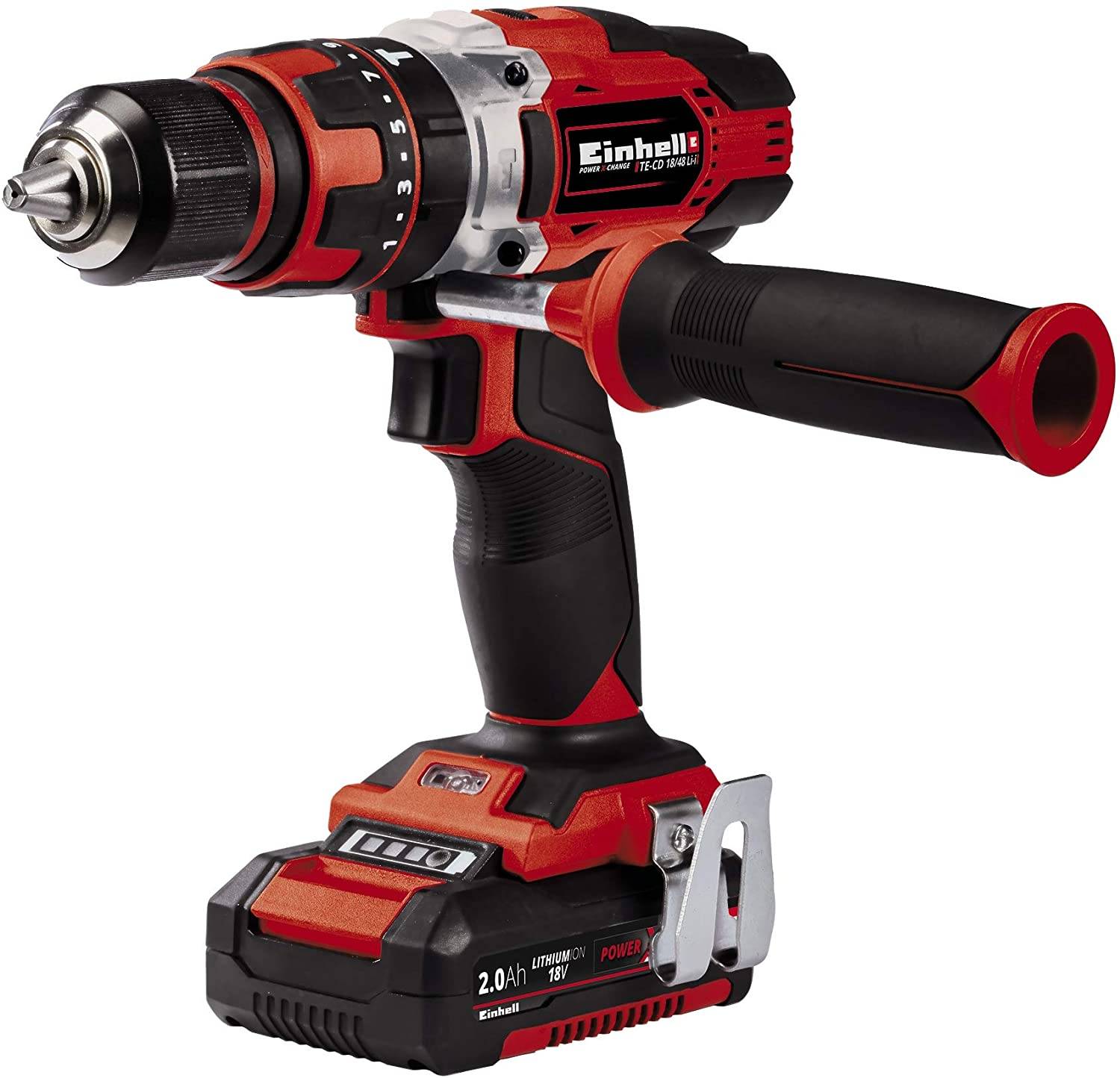 Einhell - Perceuse Visseuse à percussion sans fil TE-CD 18/48 Li-i (2x2,0Ah) Einhell - Image 2