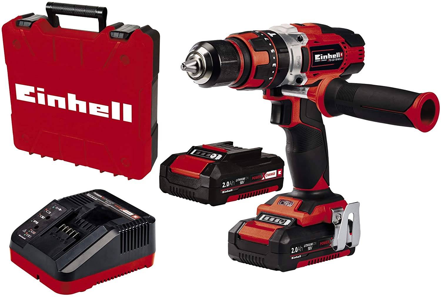 Einhell - Perceuse Visseuse à percussion sans fil TE-CD 18/48 Li-i (2x2,0Ah) Einhell - Image 1