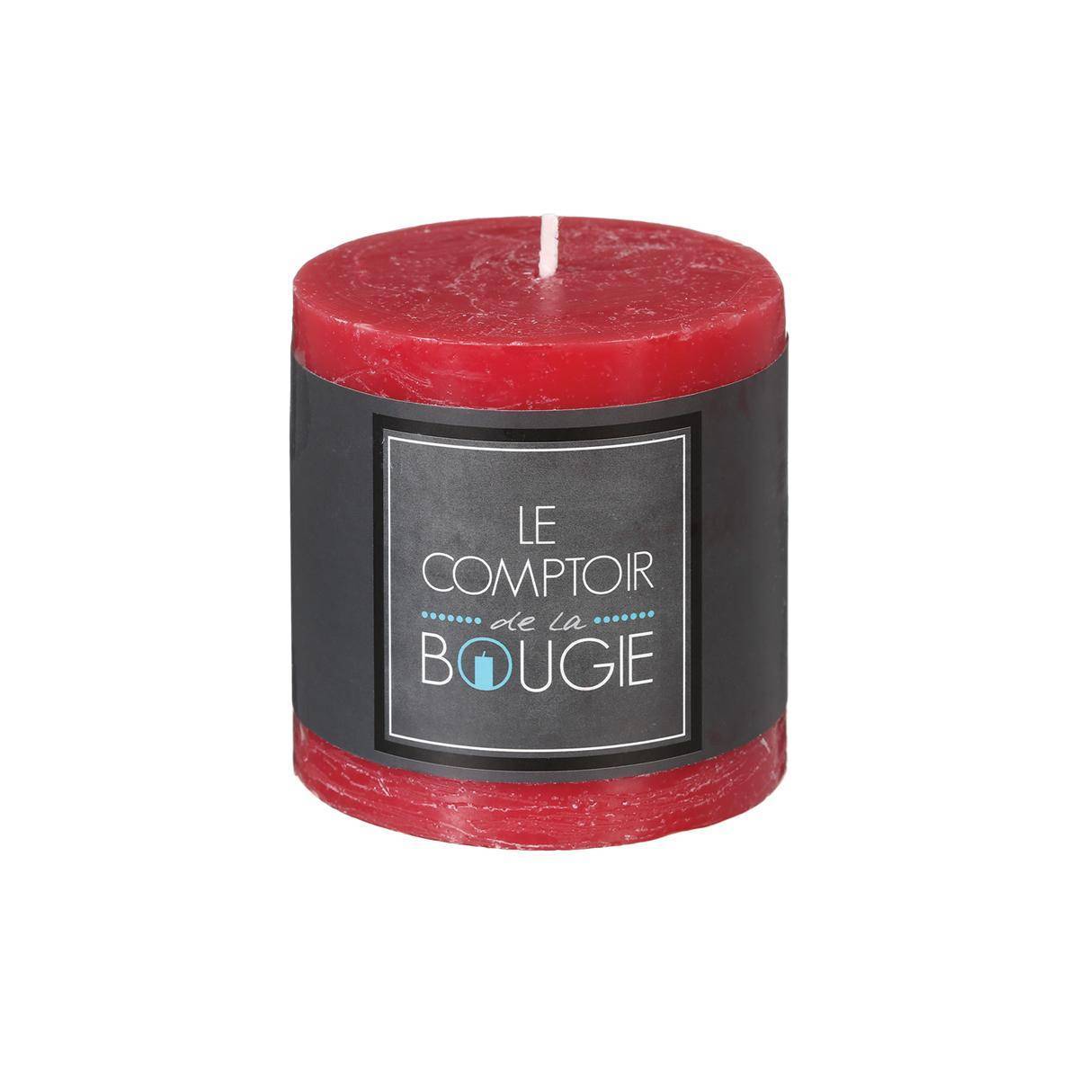 Atmosphera - Bougie rustique rouge 220g - Atmosphera Créateur d'intérieur - Image 1
