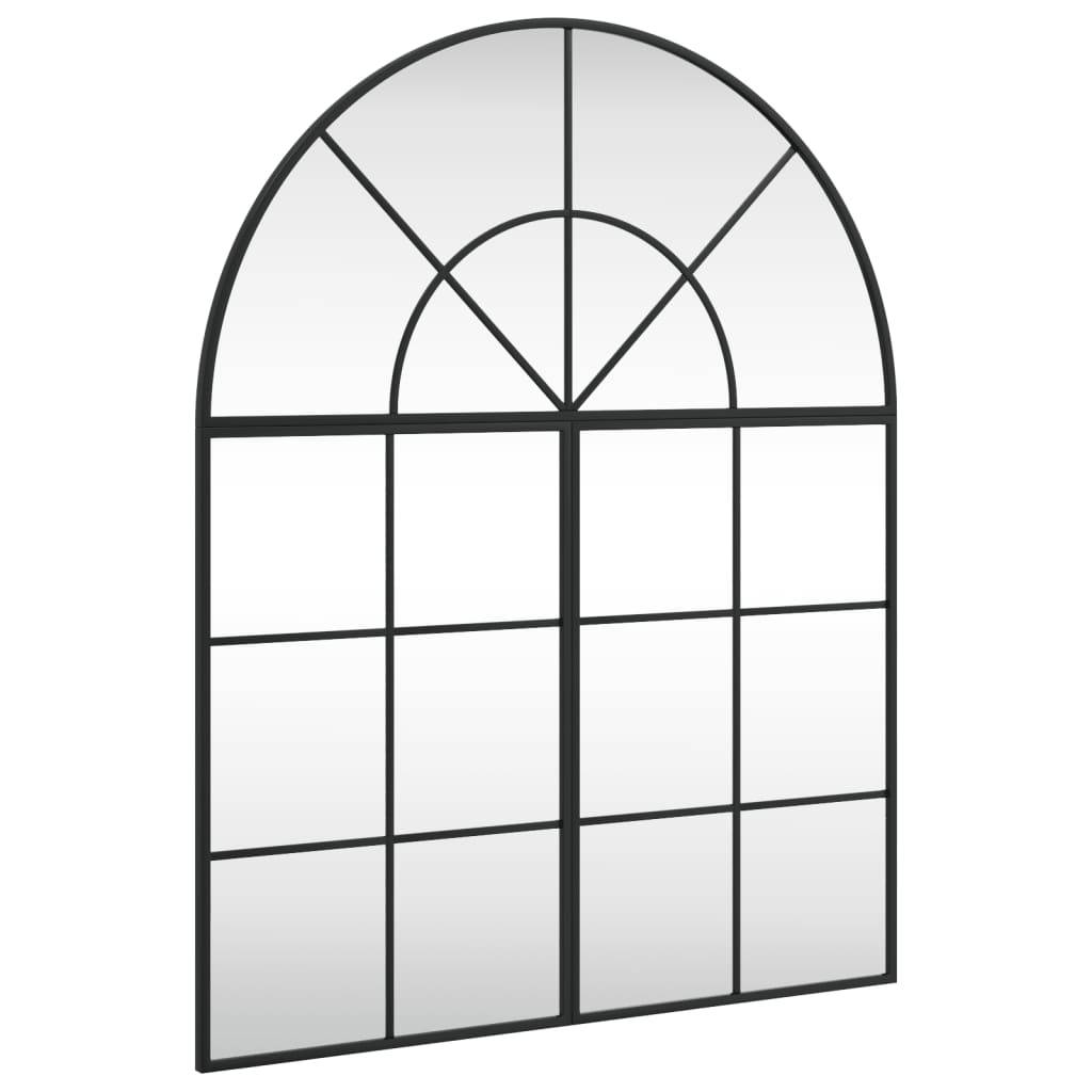 Maison Chic - Miroir mural noir 80x100 cm arche fer Maison Chic