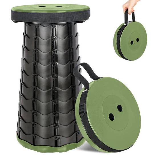 Tabouret Pliable Télescopique - Hauteur Réglable 6-44,5 cm Résistant 130 kg - Image 1