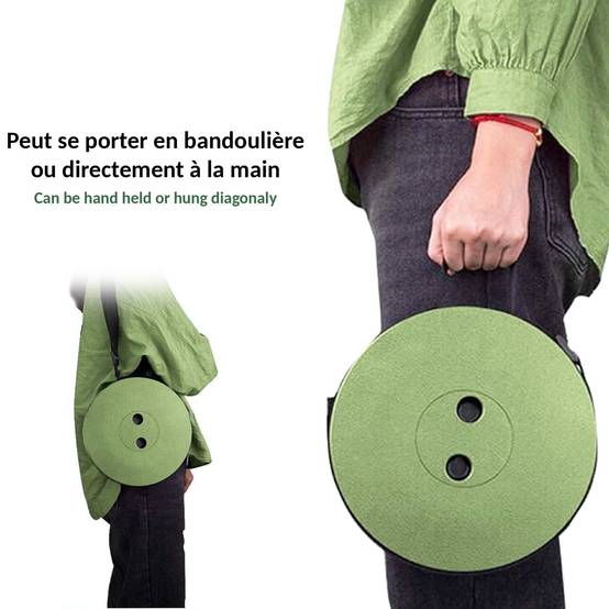 Tabouret Pliable Télescopique - Hauteur Réglable 6-44,5 cm Résistant 130 kg - Image 4