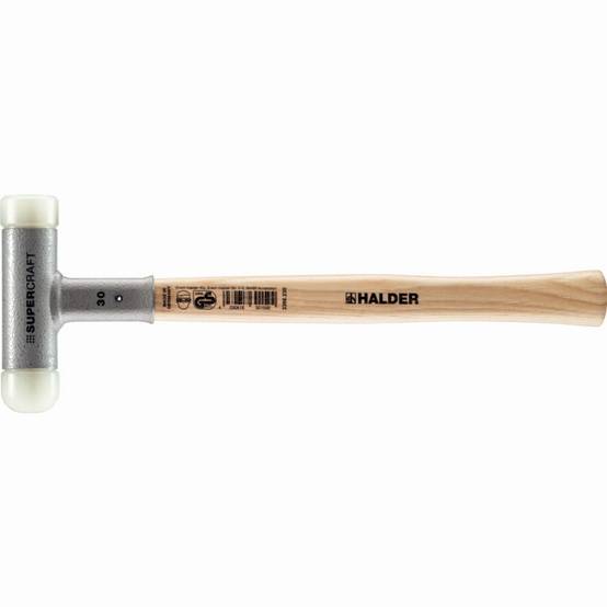 Maillet SUPERCRAFT, Avec manche en hickory verni, amortissant les vibrations et ergonomique et embout arrondi - D=40 mm - 3366.240
