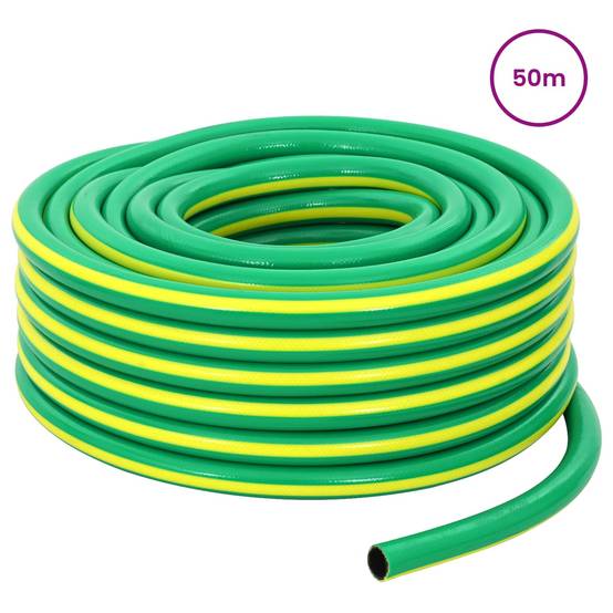 Vidaxl - Tuyau de jardin 5 couches Vert et jaune 1" 50 m PVC vidaXL 42035834 - Image 2