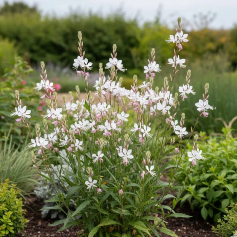 Gaura Whirling Butterflies à fleurs Blanche/ - feuillage Caduc - Pot de 3L - 20/40 cm - Imagen 2