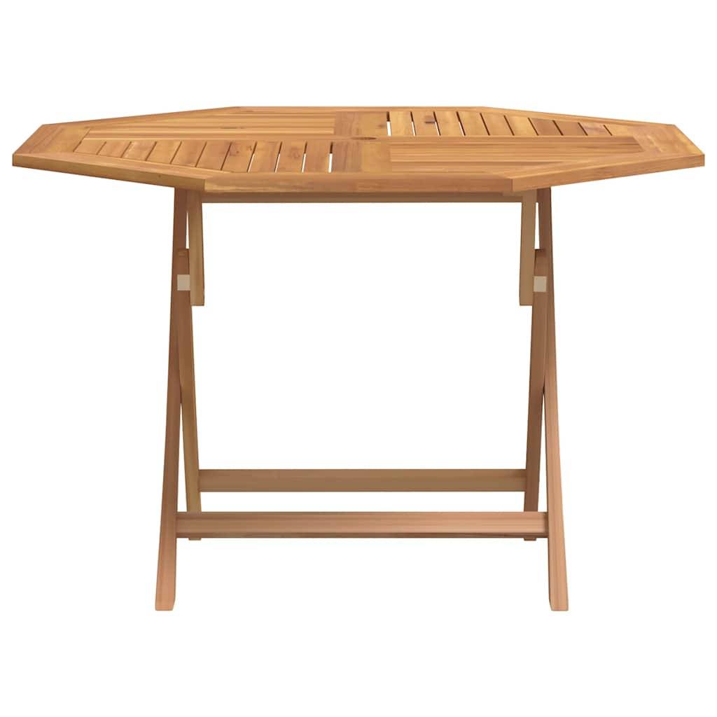 PANGIVO - Table Pliable de Jardin Bois Massif de Teck 110 x 110 x 75 cm - PANGIVO - Image 3