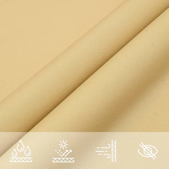 Maison Chic - Voile d'ombrage - Voile solaire sable 2,5x2,5 m 100 % polyester oxford - Image 7