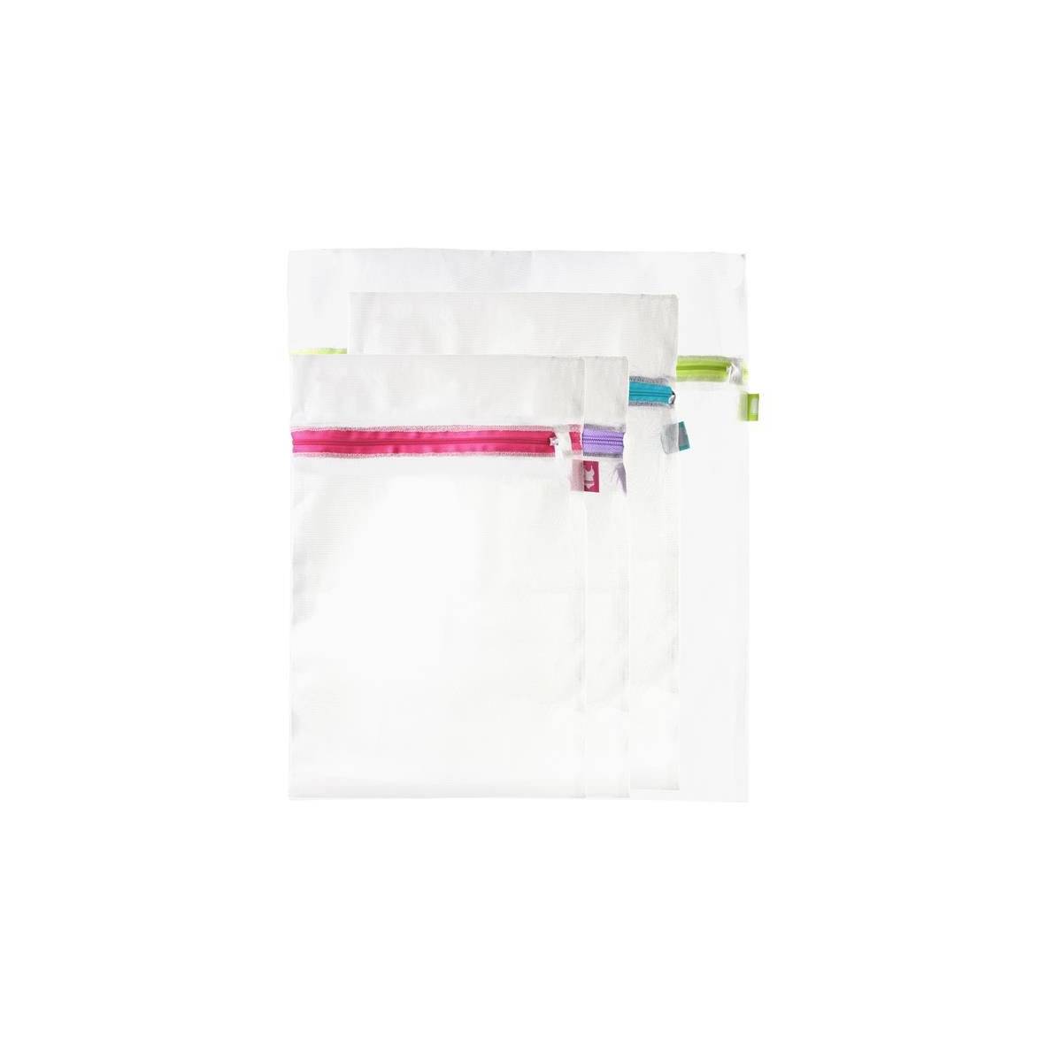 Lot de 4 Filets de Lavage "Fragile" 53cm Transparent - Image 1