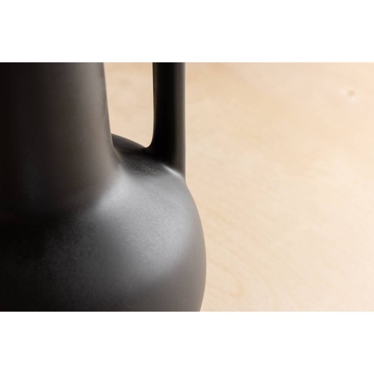 Vase Design en Céramique "Allis" 36cm Noir - Image 7
