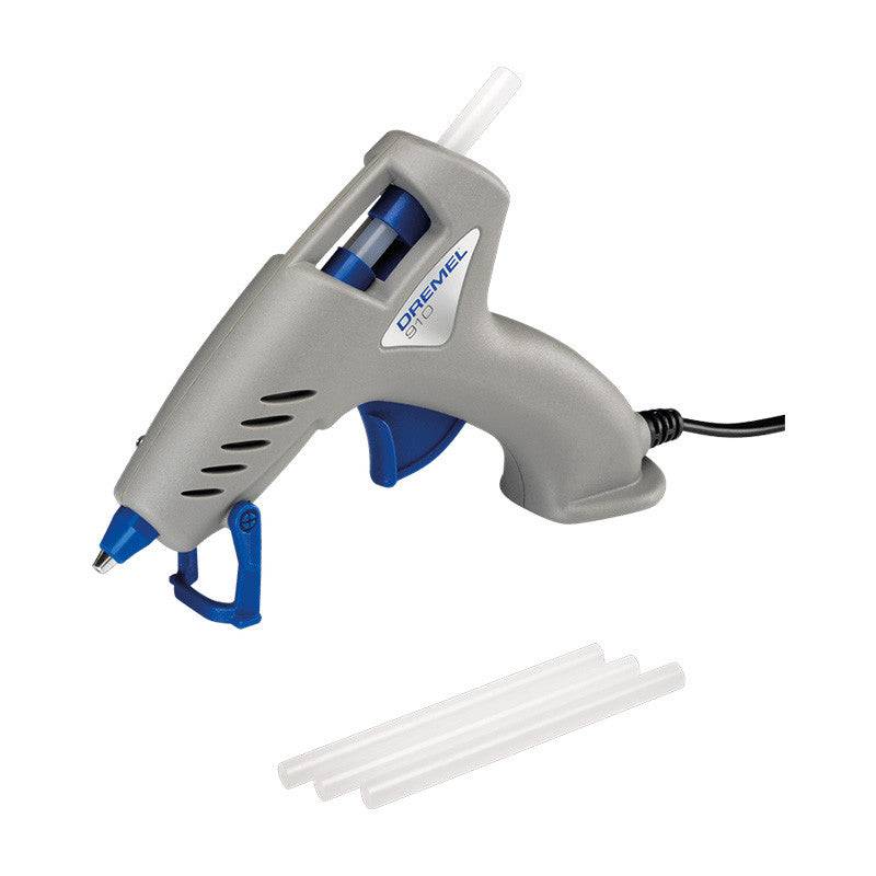 Pistolet à colle chaude DREMEL F0130910JA , température de chauffe à 165°C fourni avec 3 bâtons de colle 7mm Dremel