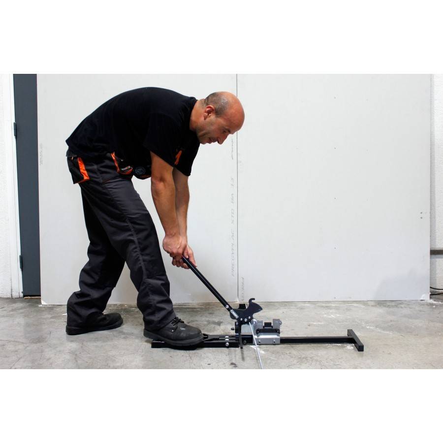 Guillotine Duotop EDMA à rails et montants de 48 mm et tiges filetées de 6 mm (M6) - 061655 - Imagen 3