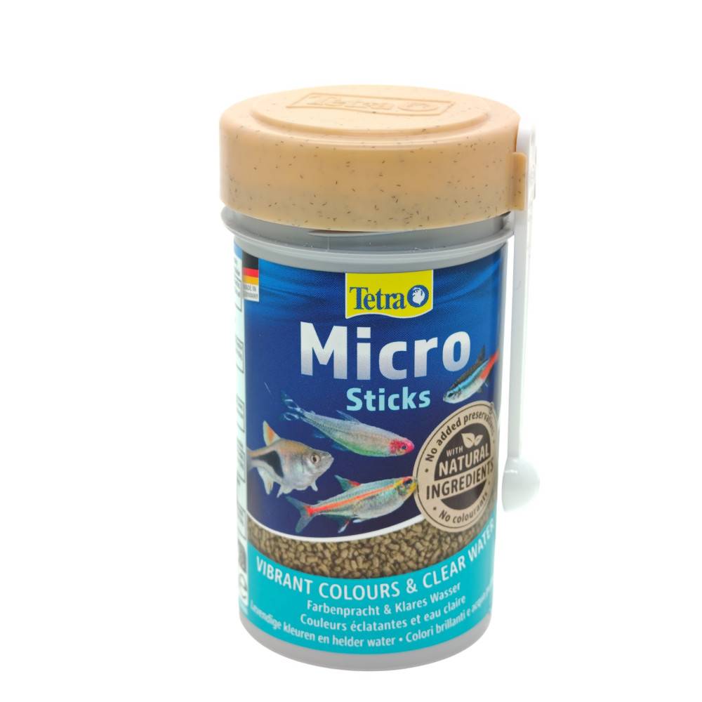 Tetra - Micro sticks, aliment complet pour petit poissons tropicaux 45g/100ml - Imagen 1