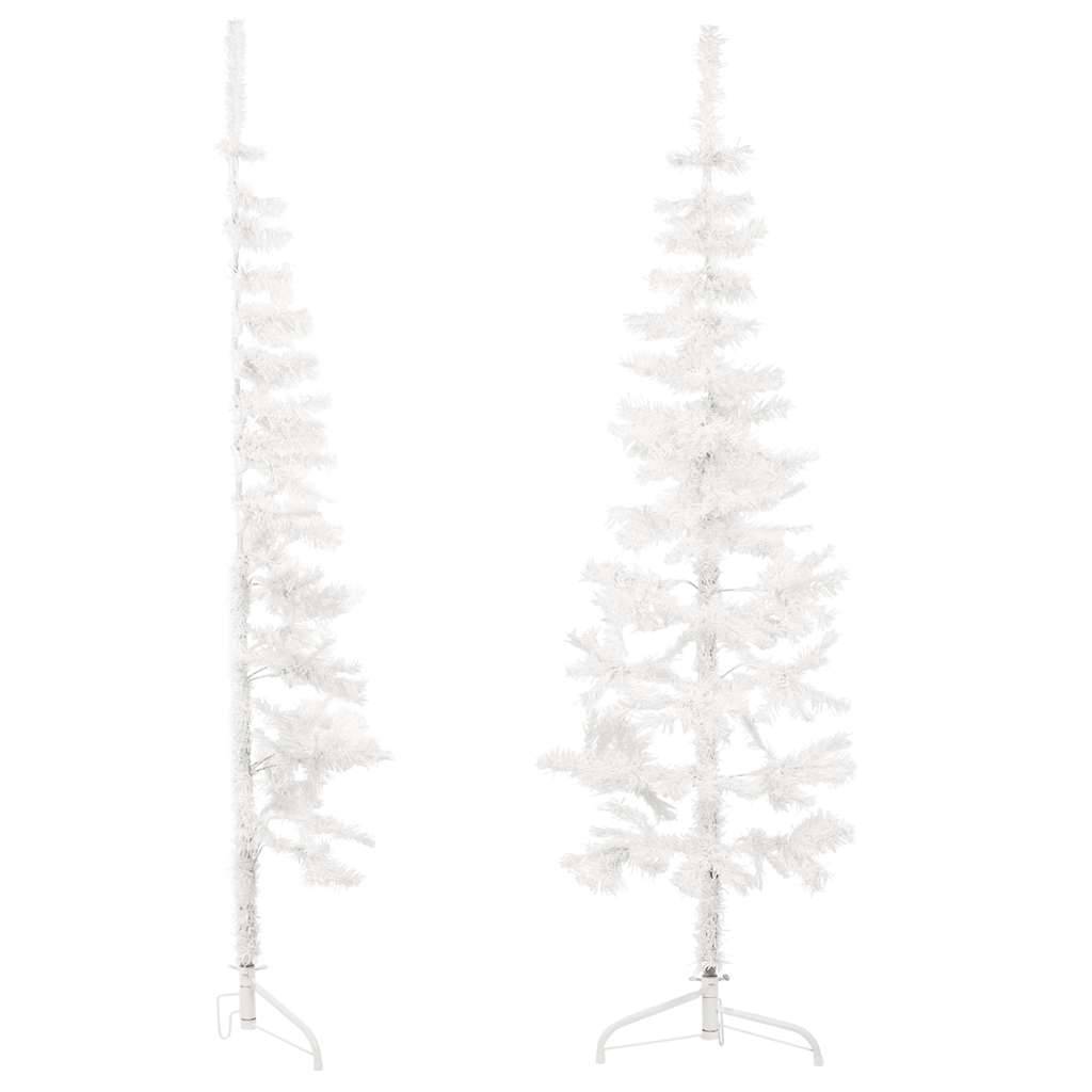 ComfortXL - Demi sapin de Noël mural PVC gain de place pour fête Blanc 180 cm – ComfortXL Outdoor Living - Image 4