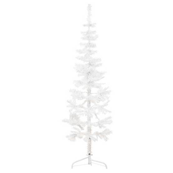 ComfortXL - Demi sapin de Noël mural PVC gain de place pour fête Blanc 180 cm – ComfortXL Outdoor Living - Image 1