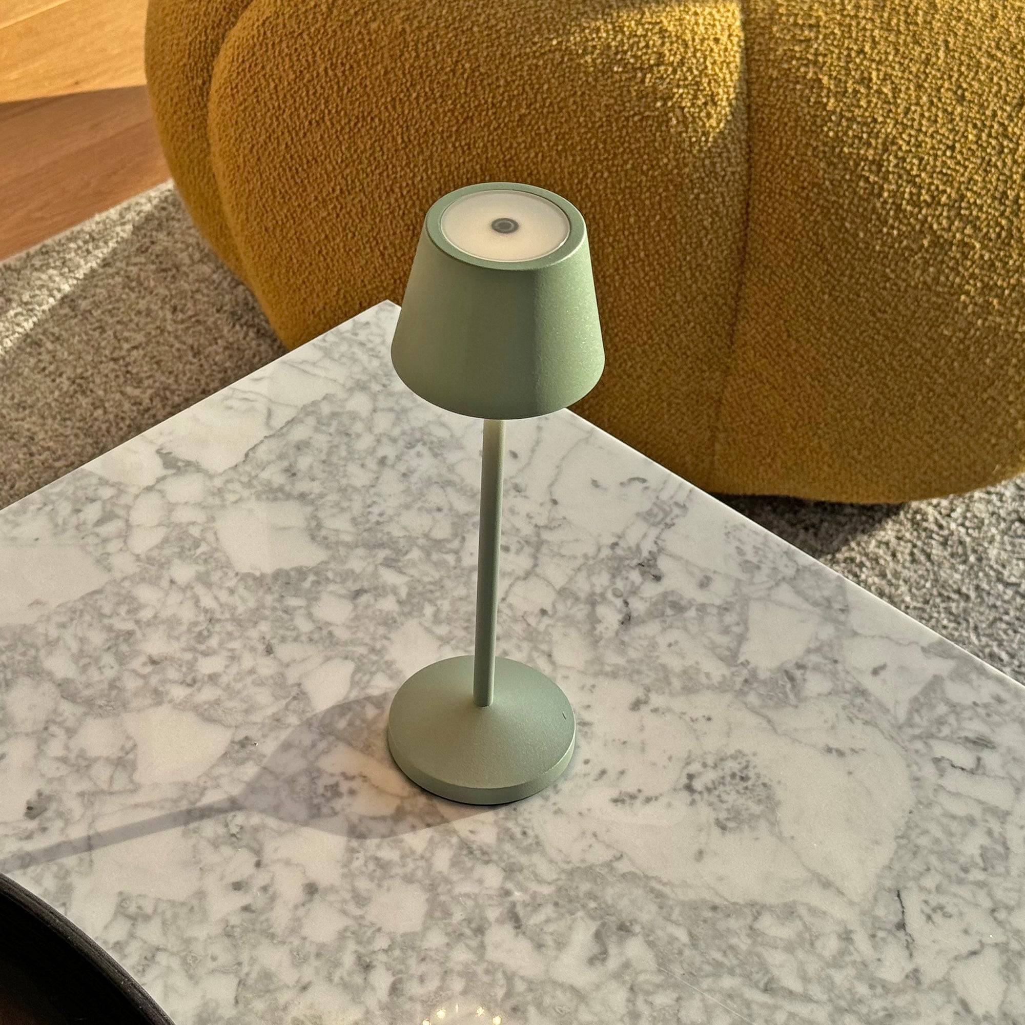 Lumisky - 9 Lampes de table EMILY Vert + base de chargement - Imagen 5