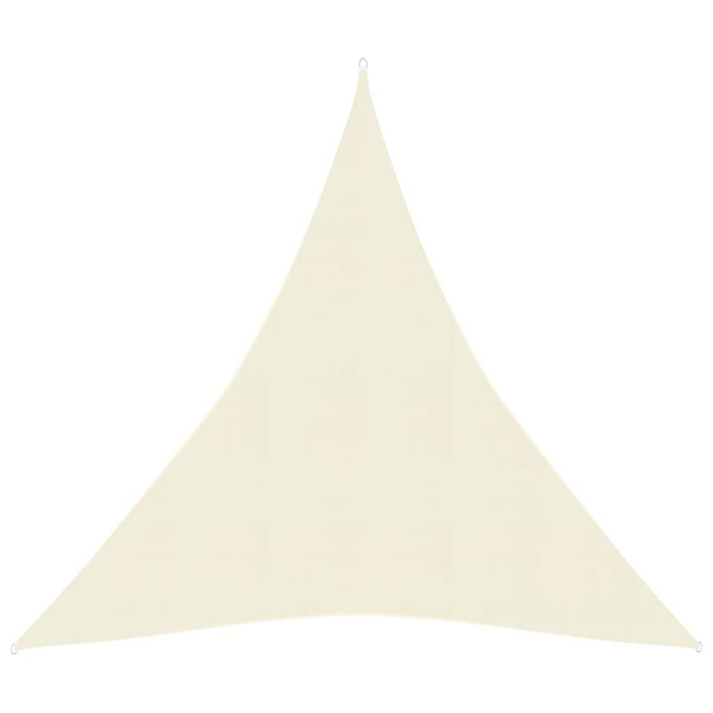 Helloshop26 - Voile toile d'ombrage parasol 160 g/m² PEHD 4 x 5 x 5 m crème - Imagen 1