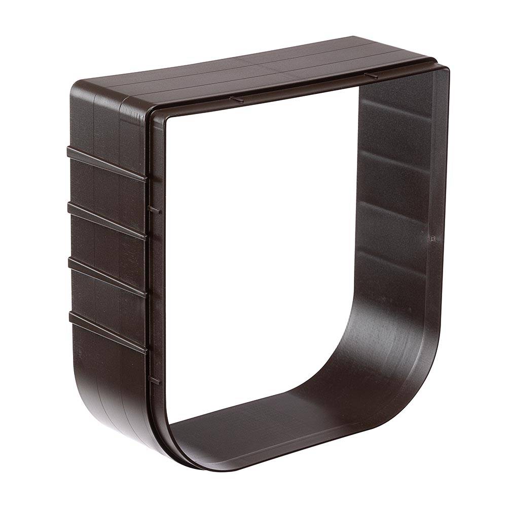 Ferplast - Ferplast Extension pour porte pour petits chiens et chats chatière basculante SWING 1 EXTENSION, 15,5 x 5 x h 16 cm, profondeur 5 cm, Marron - Image 1