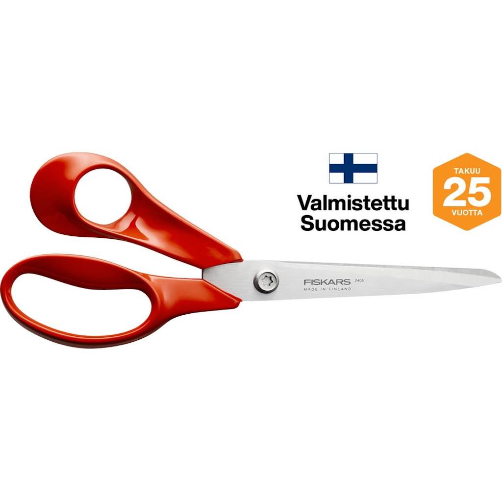 Fiskars - Ciseaux - gaucher  - lames inversées acier inox coupe précise durable - Image 1