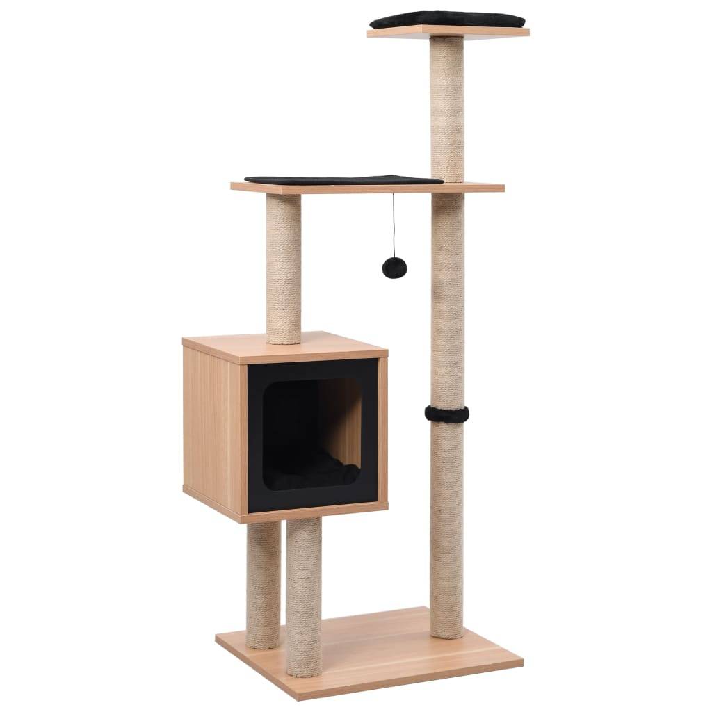 Vidaxl - Arbre à chat avec tapis à gratter en sisal 123 cm vidaXL 170920 - Imagen 1