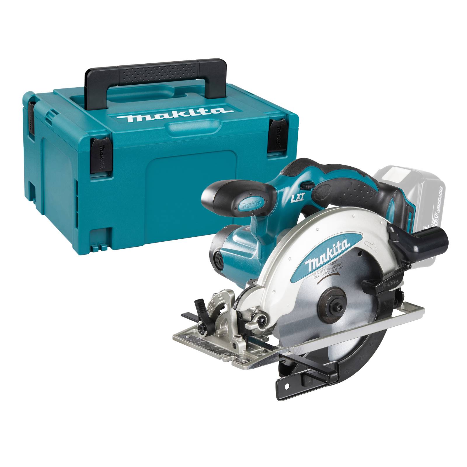 Makita - Scie circulaire LXT ® 18V Ø165mm - MAKITA - sans batterie ni chargeur - MAKPAC - DSS610ZJ