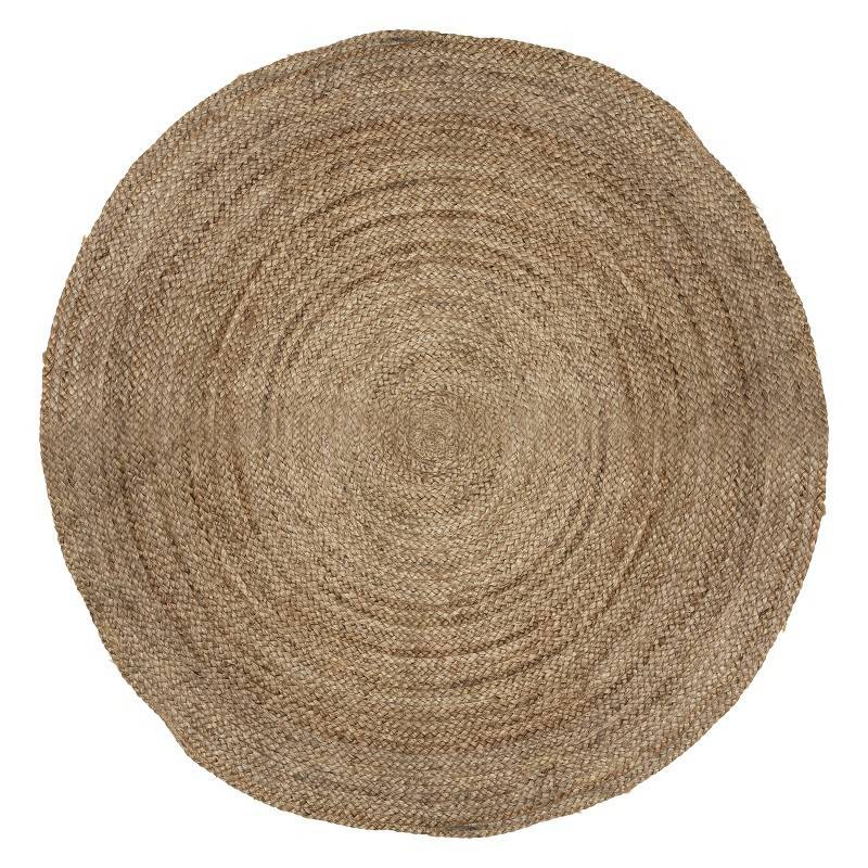 Tapis en jute rond D120 naturel Atmosphera - Imagen 1