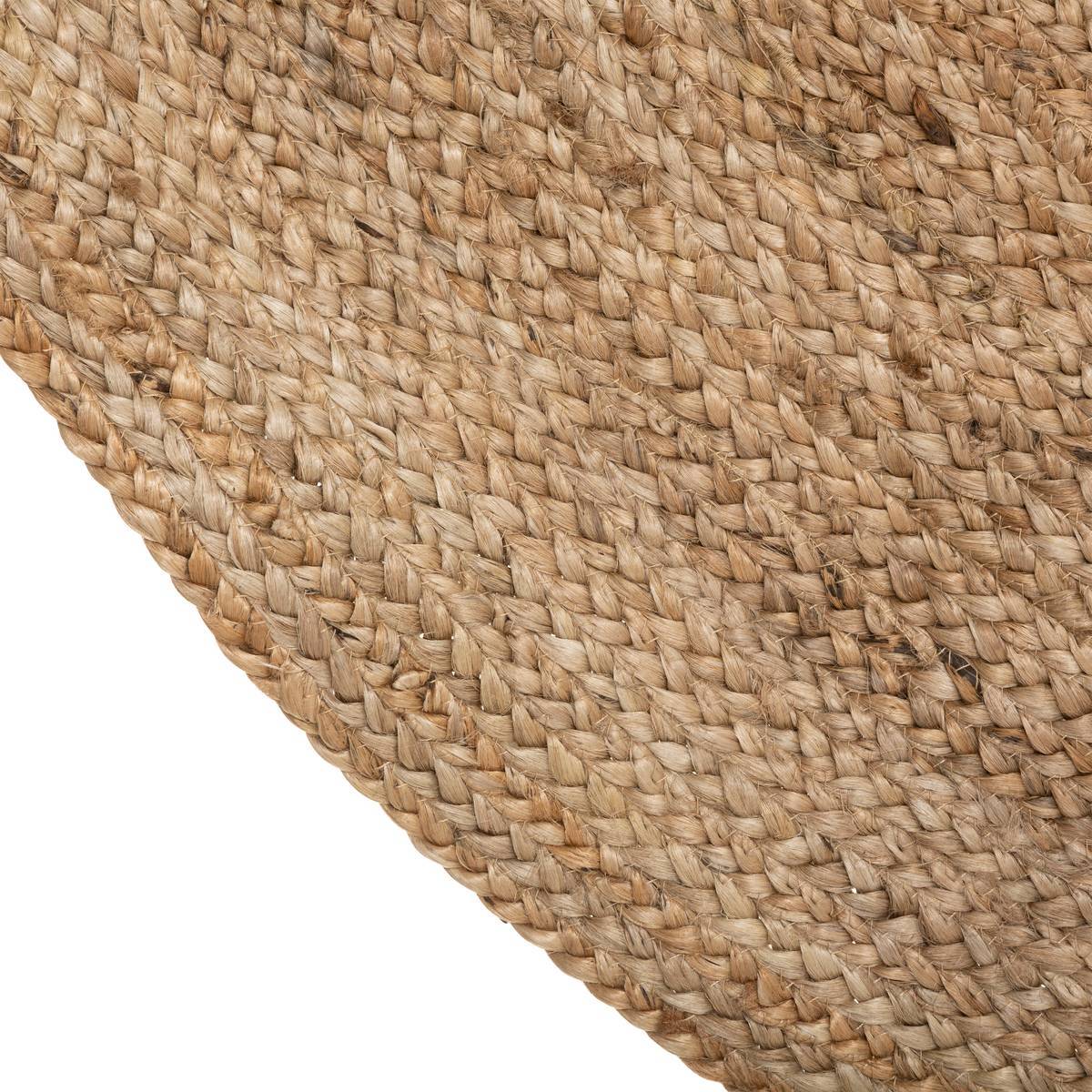 Atmosphera - Tapis "Natura" en jute D120cm - Atmosphera Créateur d'intérieur - Image 4