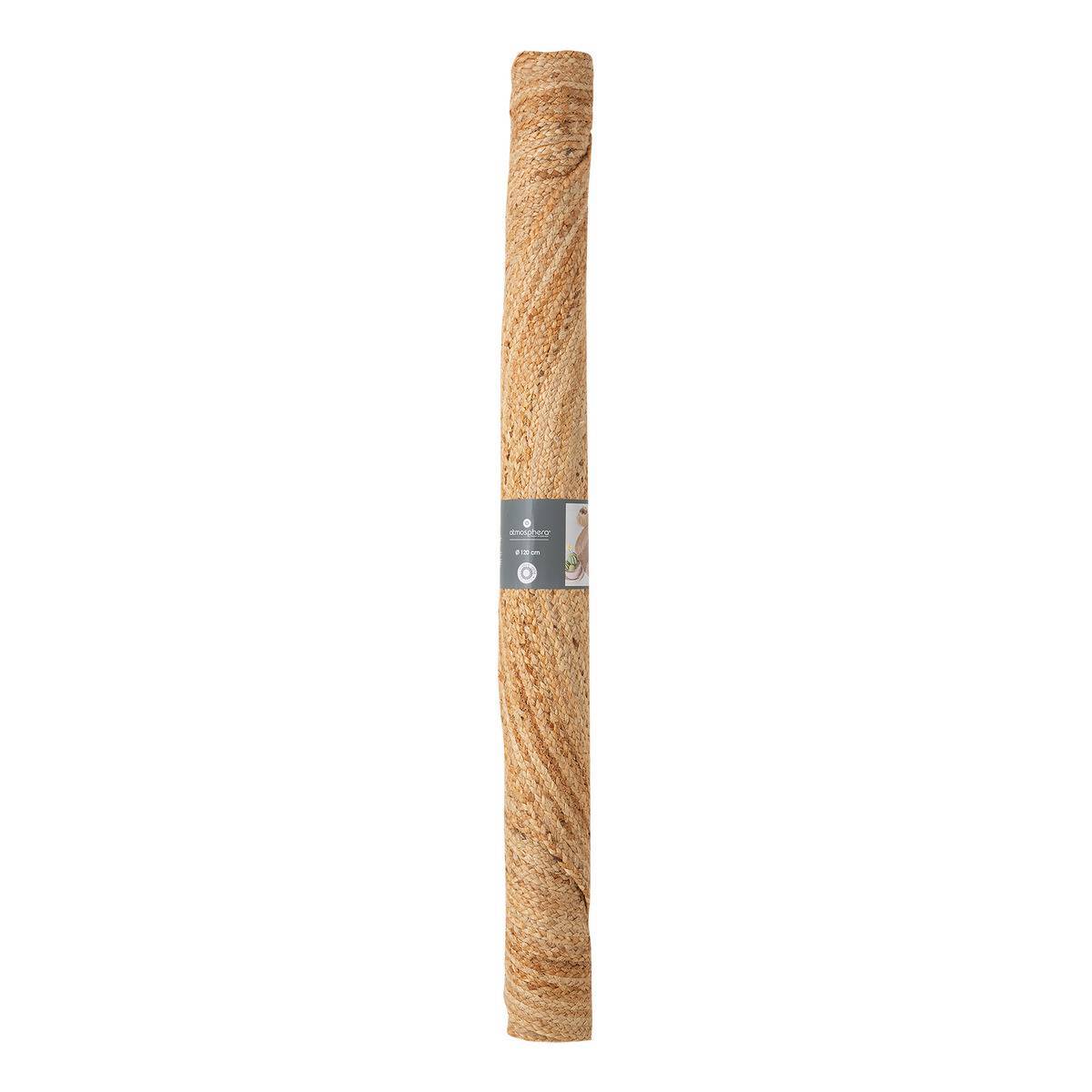 Atmosphera - Tapis "Natura" en jute D120cm - Atmosphera Créateur d'intérieur - Image 5