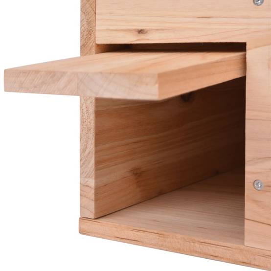 Abri pour Hérisson en Bois Massif Refuge d'Hibernation pour Jardin Beige – ComfortXL Outdoor Living - Image 5