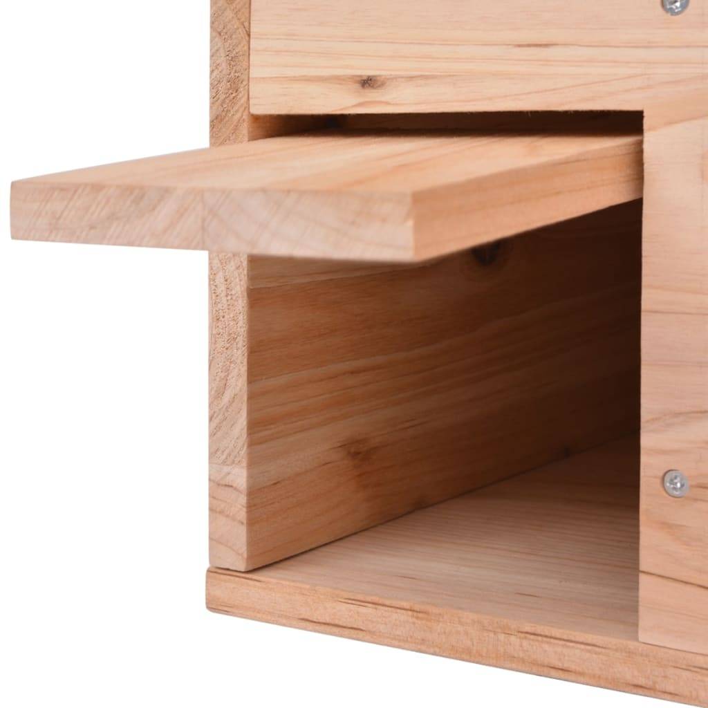 Abri pour Hérisson en Bois Massif Refuge d'Hibernation pour Jardin Beige – ComfortXL Outdoor Living - Image 5