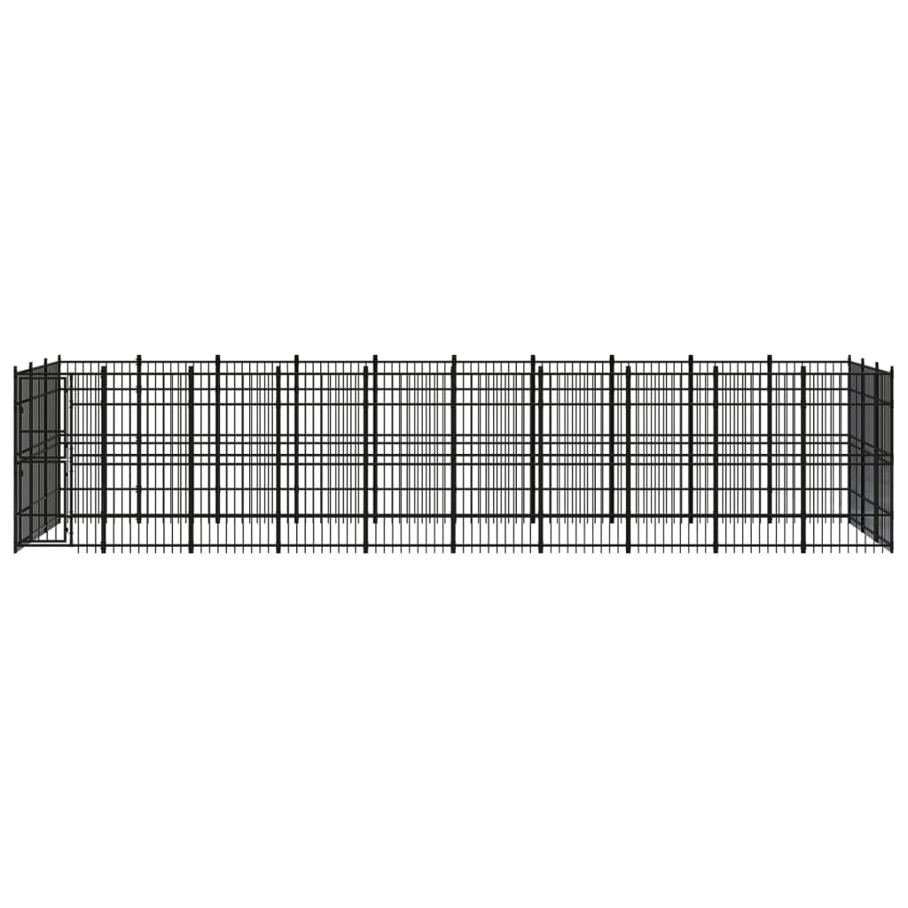 Vidaxl - Chenil D'Extérieur Pour Chiens Acier 27,65 M² - vidaXL - Imagen 1